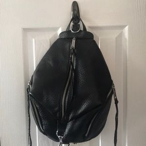 Rebecca Minkoff Black Leather Backpack